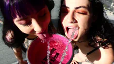 Thumbnail of Charlotte Sartre And Lydia Black These Bitches Love Anal And Piss