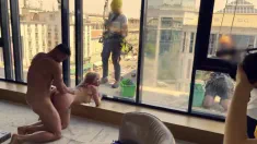 Thumbnail of Anal Pissing, Fucking In Front Of Windows Cleaners