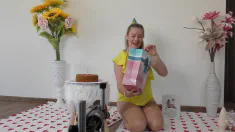 Thumbnail of Happy B-DAY Timea Bella With Drinking Own Piss, Playing With Huge Toys, Anal Fisting, Sex Maschine,  Foot -Fetish