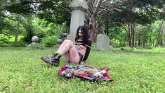 Thumbnail of Lydia Black Public Grave Yard BDSM