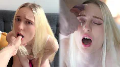 Thumbnail of Stepdaughter Squirts In Her Panties - Fucked Hard, Huge Facial